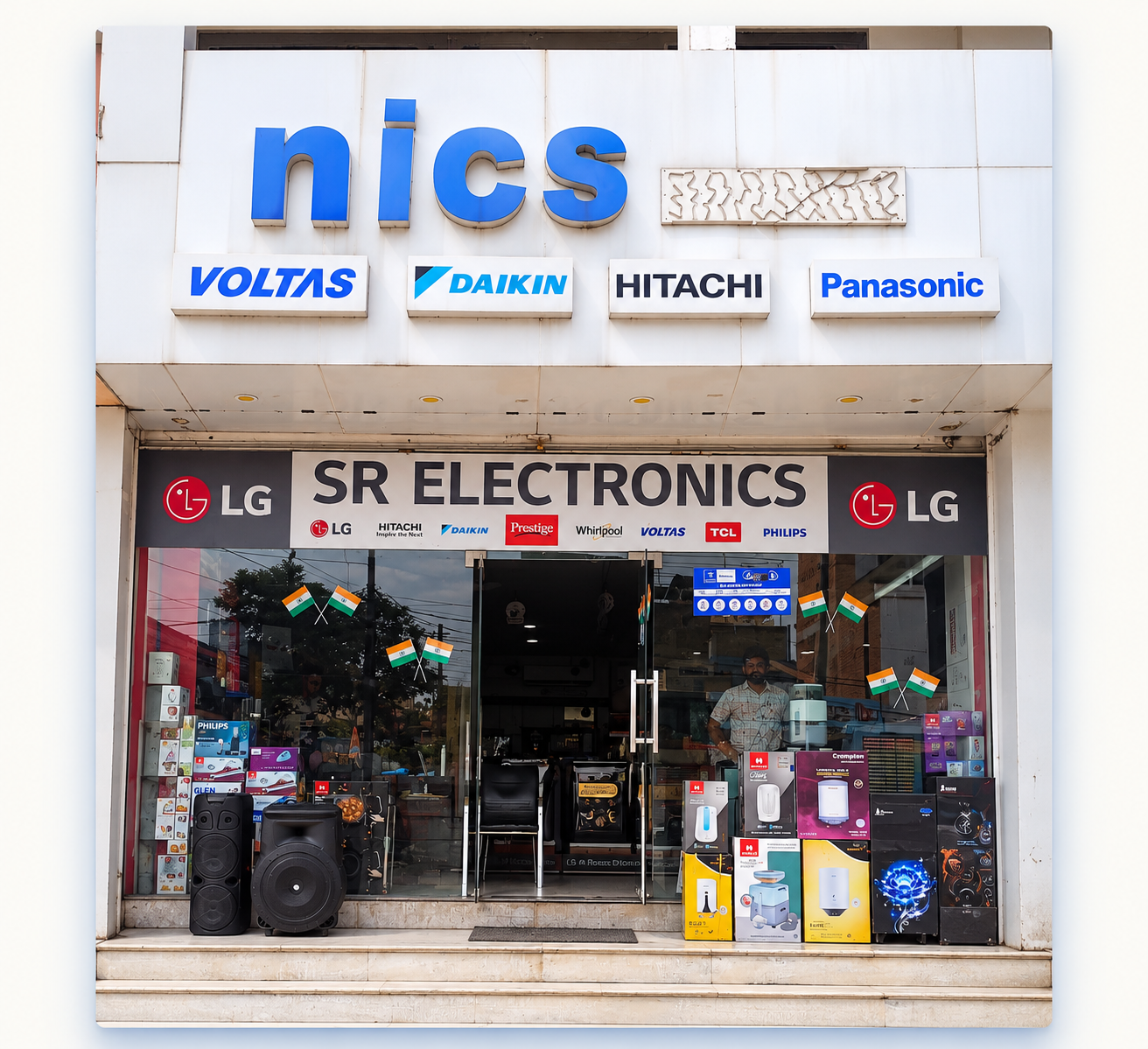 SR Electronics Jaipur showroom