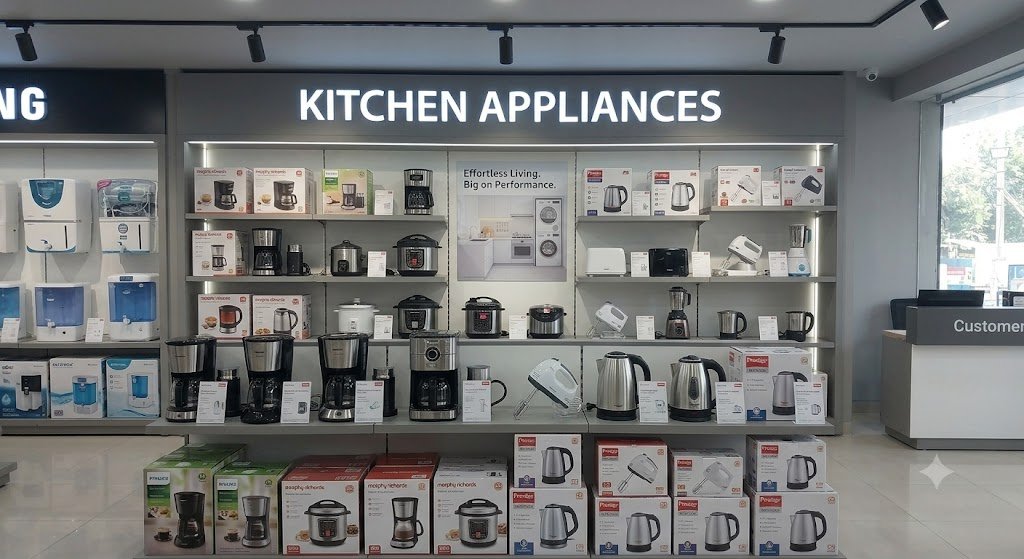 Premium collection of modern kitchen appliances