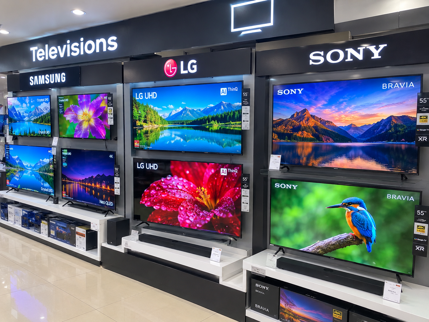 Modern premium smart television